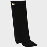 Lunara | Magas Szárú Velúr Csizma