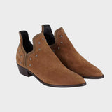 Csillag | Hegyes Orrú Velúr Bokacsizma