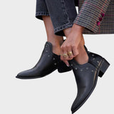 Csillag | Hegyesorrú Bőr Csizmák