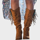 Frederica | Velúr Cowboy Csizma