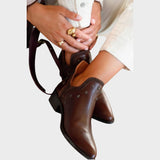 Csillag | Hegyesorrú Bőr Csizmák