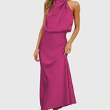 Ava™ | Elbűvölő szatén pántnélküli ruha