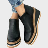 Vina | Bőr Platformos Csizmák