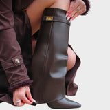 Luna | Magas Szárú Bőr Csizma