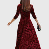 Nancy - Ünnepi Velúr Elegancia Ruha