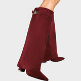 Lunara | Magas Szárú Velúr Csizma