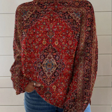 Lydia | Magas nyakú vintage pulóver