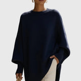 Kimia - Oversized Kötött Kerek Nyakú Pullover