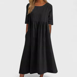 Szofia | Elegáns nyári pamut ruha