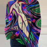 Maya | Retro Absztrakt Alb Nud Spate