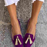 Elegans Pomponos mokaszin