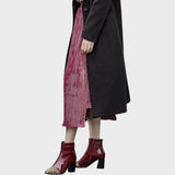 Diva | Leopard Mintás Lakk Csizma