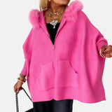Arabelle - Kényelmes Kapucnis Kabát Törölköző Gallérral