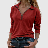 Nadine - Női pulóverek felcipzárral