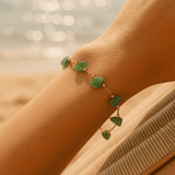 Millea | Bracciale in pietra verde