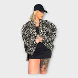 Krisztina - Elegant pulóver szürke színben