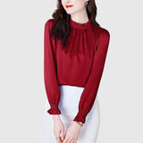 Jana - Elegáns selyem bluz