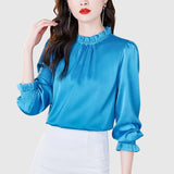 Jana - Elegáns selyem bluz