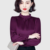 Jana - Elegáns selyem bluz