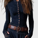 Azucena - Maxiruha övvel, öko-velúr anyagból