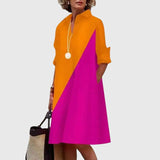 Paige™ - Elegáns ruha zsebekkel