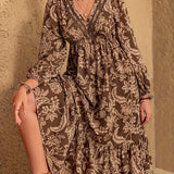 Aria | Virágmintás csipke ruha